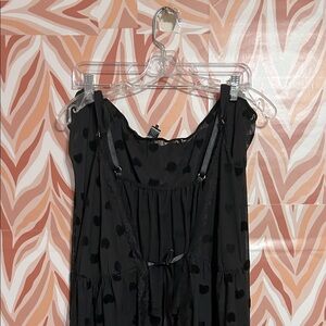 Fashion Nova Sheer Heart Pajama Set